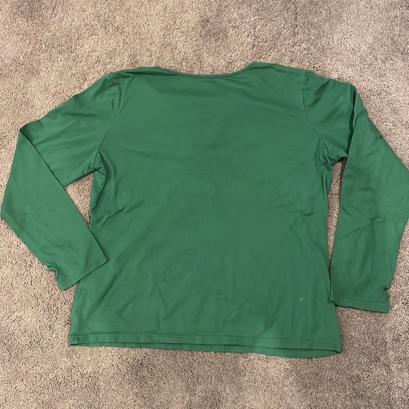 North Dakota State University NDSU Bison Green Partial Zip Pullover Size L - Picture 11 of 11